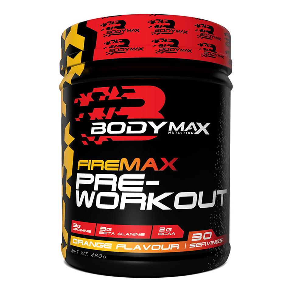 Bodymax2 FireMax Preworkout 480 Gr 30 Servis Portakal Aromalı