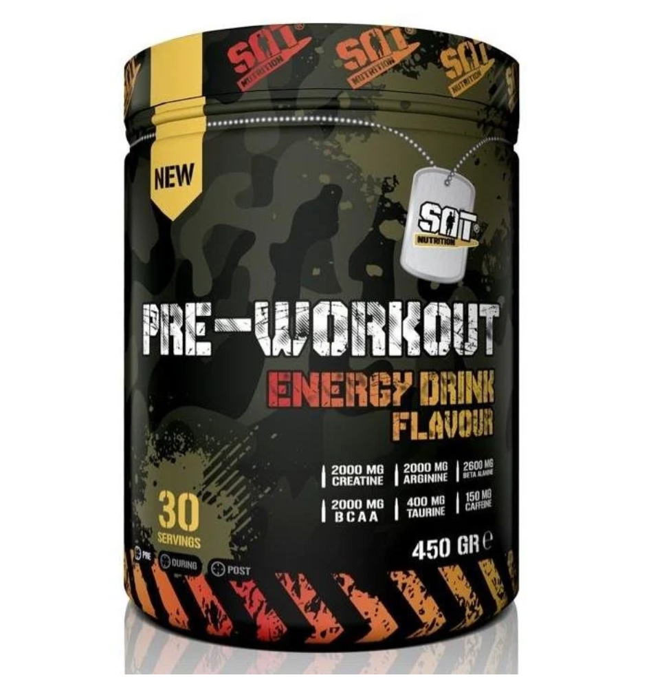 Sat Nutrition Pre-Workout 450 gr Enerji İçeceği Aromalı