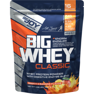 Bigjoy Sports Doypack Whey Protein Mango & Muz Aromalı 488gr