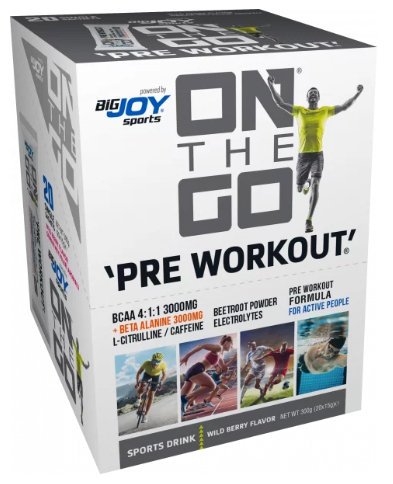 Bigjoy Sports ONTHEGO Preworkout Orman Meyveli 20 x 15g