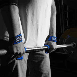 Dex Supports Lasting Energy Pro Lifting Straps Mavi