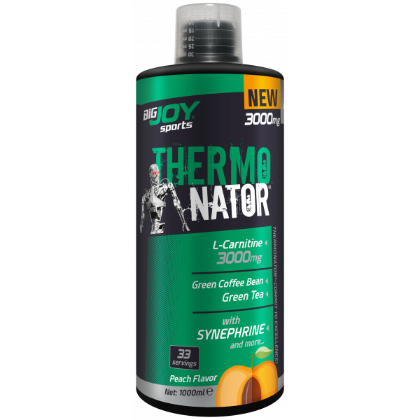 Big Joy ThermoNator L-Carnitine 1litre 33 Servis Şeftali Aromalı