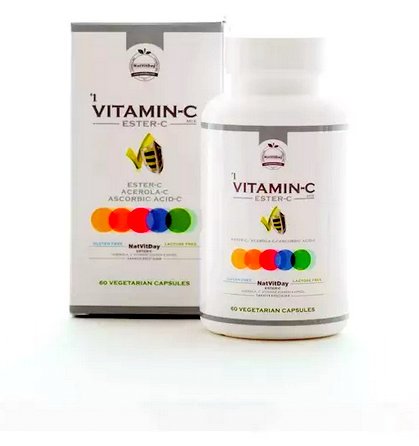 Natvitday Vitamin C Mix - Ester C 60 Kapsül