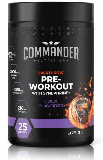 Commander Nutrition Overthrow Pre-Workout 375g (25 Servis)