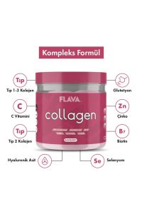 Flava Collagen Kolejen 300gr RASBERRY AROMALI