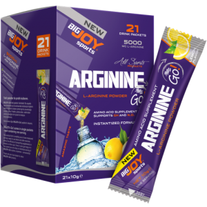 Big Joy Arginine Go! 21 Drink Packets Limon Aromalı