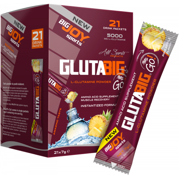 Big Joy Gluta Big Go! 21 Drink Packets Glutamine