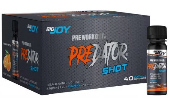 Bigjoy Sports Predator Shot Portakal 20 x 60ml