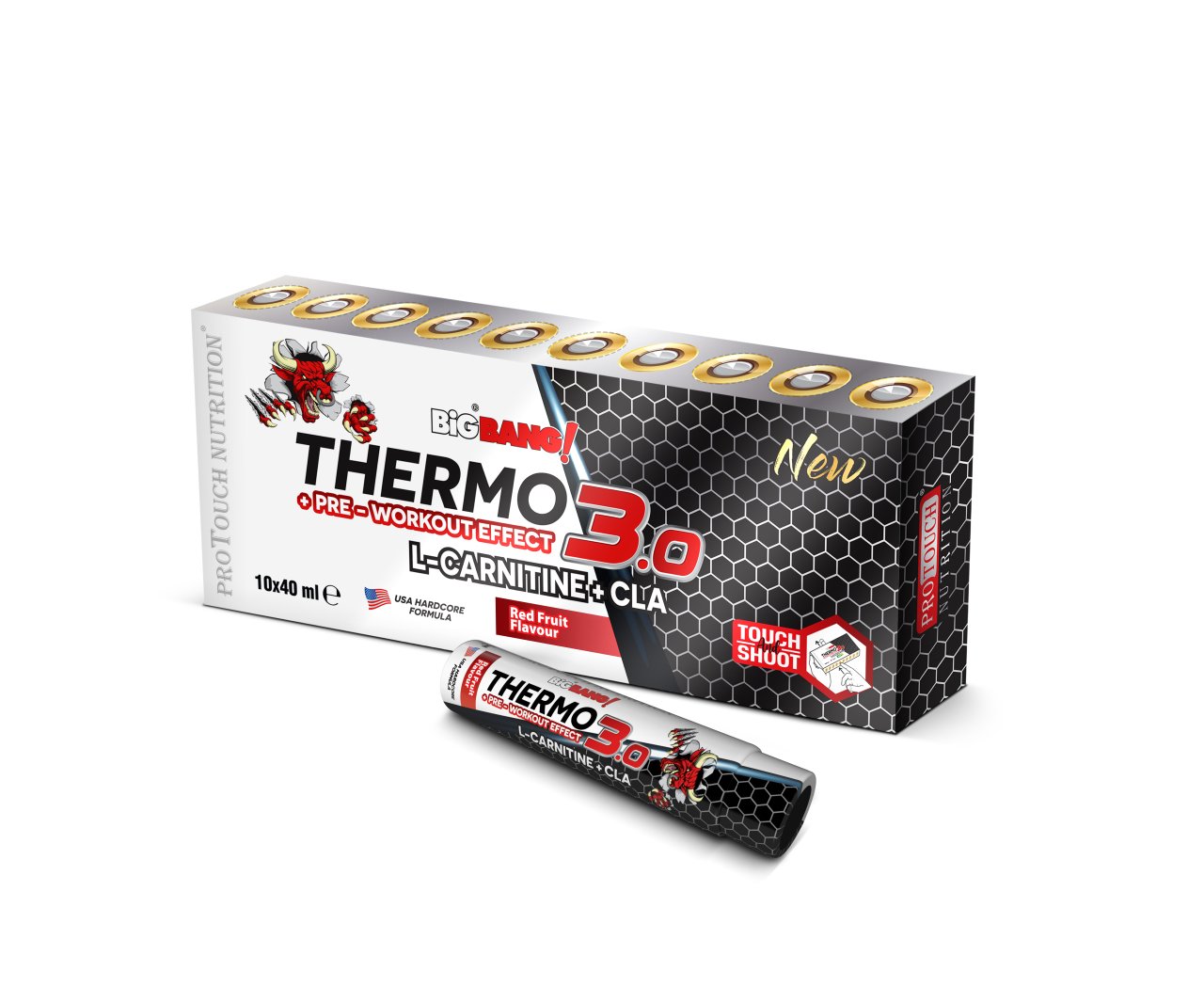 Protouch Nutrition Thermo 3.0 L-carnitine + Cla 10 Ampul