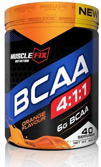 MuscleFix Nutrition Bcaa 4.1.1 400gr Portakal Aromalı