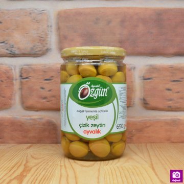 Yeşil Çizik Zeytin Ayvalık 650Gr