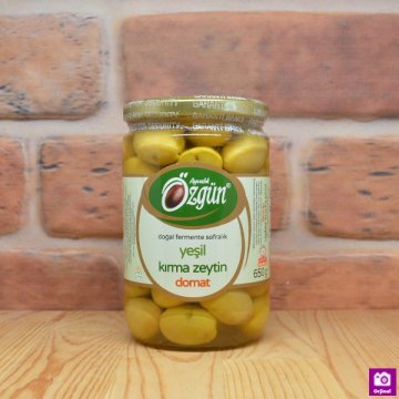 Yeşil Kırma Zeytin Ayvalık 650Gr