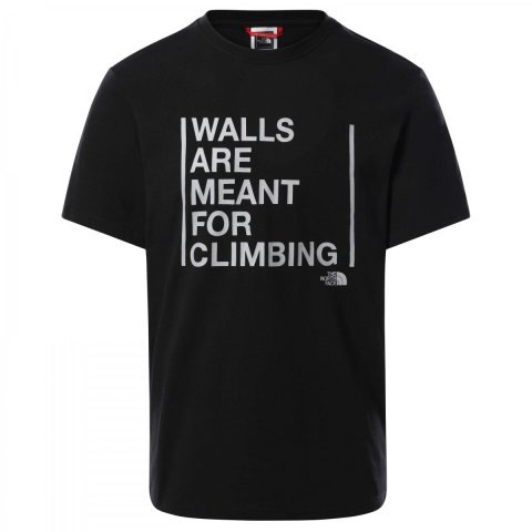 The North Face Erkek Walls Are For Climbing Tee Tişört Siyah