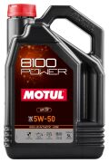 Motul 8100 Power Ester 5W-50 - 5 Litre  Motor Yağı