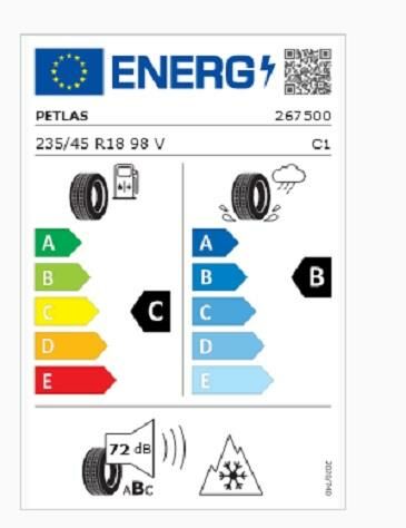 235/45R18 TL 98V REINF. SNOWMASTER 2 SPORT PETLAS