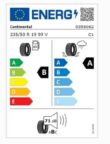 235/50R19 99V PC6 VOL CONTİNENTAL