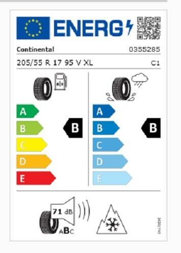 205/55R17 95V XL ASC2 CONTİNENTAL