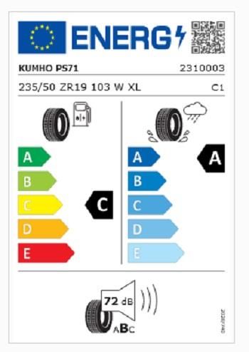 235/50R19 103W XL PS71 KUHO