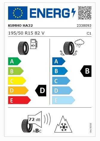 195/50R15 82V HA32 4 MEVSİM KUMHO