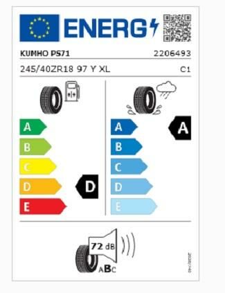 245/40R18 97Y XL PS71 KUMHO