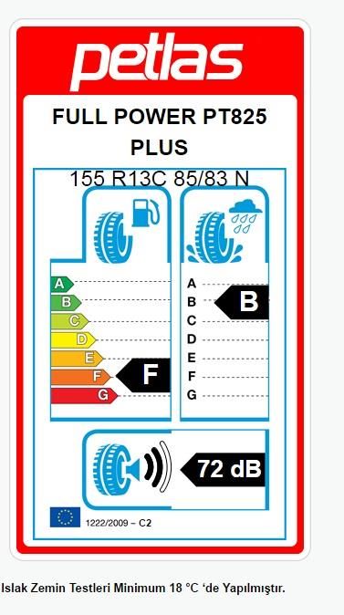 155R13 C TL 90/89R 8PR FULL POWER PLUS PT825 PETLAS