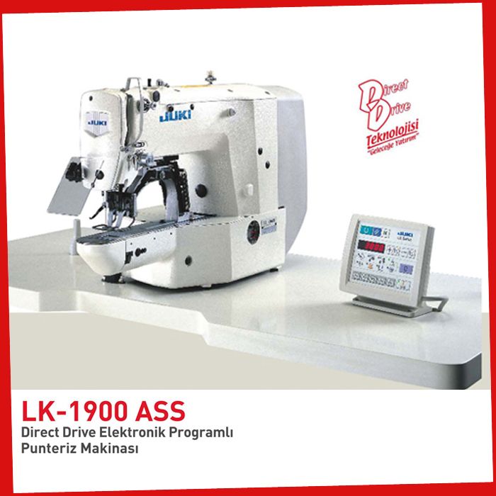 LK-1900ASS JUKİ DIRECT DRIVE ELEKTRONİK PUNTERİZ MAKİNASI