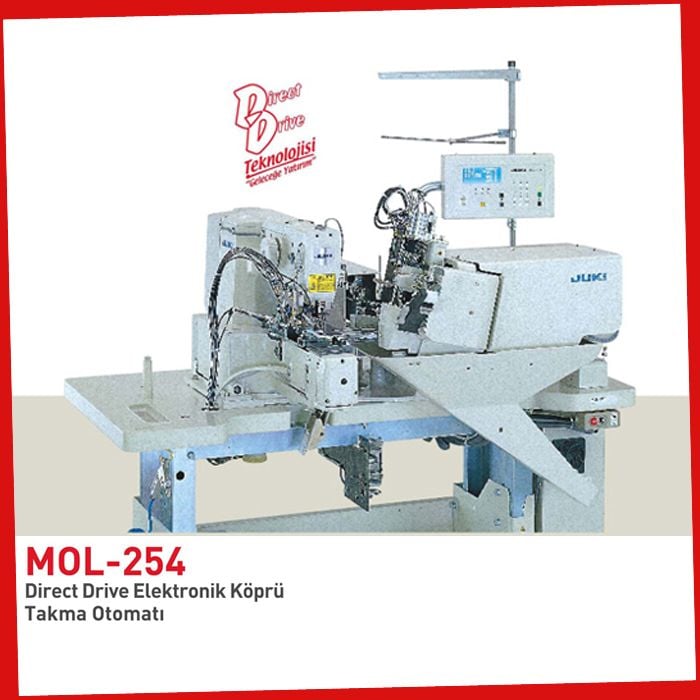 MOL-254MABC JUKİ DIRECT DRIVE ELEKTRONİK KÖPRÜ TAKMA OTOMATI