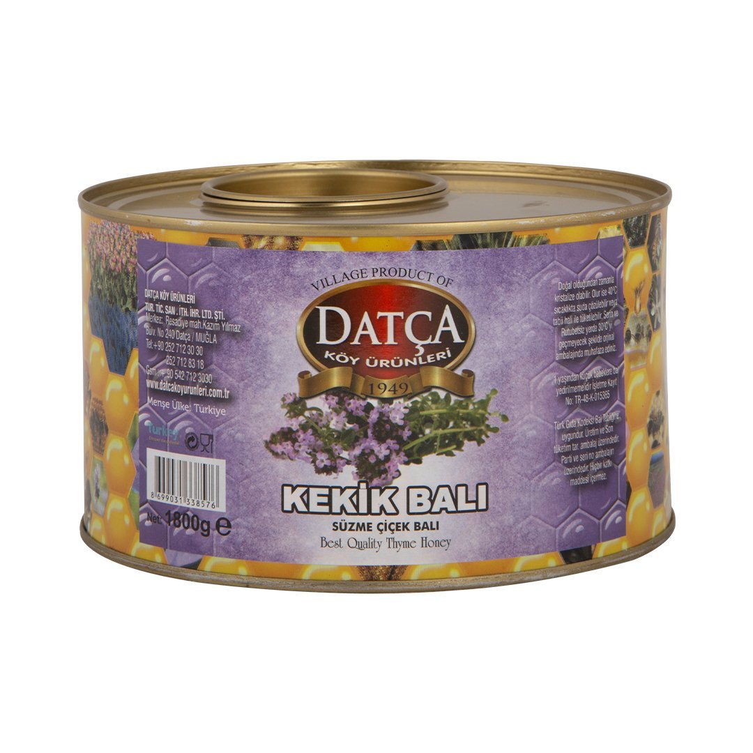 Datça Kekik Balı 1800 Gr Teneke