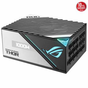 ASUS ROG-THOR-1000P2 PLATINUM 1000W MODÜLER GÜÇ KAYNAĞI JAPON KAPASİTÖRLER AURA SYNC VE OLED EKRAN 10 YIL GARANTİ V2