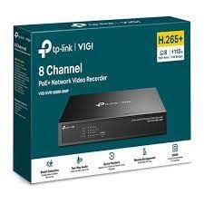 TP-LINK VIGI NVR1008H-8MP 8MP 2 USB 80 Mbps 8 CHANNEL SATA INTERFACE NETWORK VIDEO RECORDER