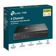 TP-LINK VIGI NVR1004H-4P 5MP 2 USB 80 Mbps 4 CHANNEL SATA INTERFACE NETWORK VIDEO RECORDER