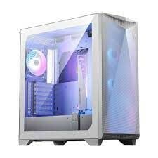 MSI MPG GUNGNIR 300R AIRFLOW WHITE TEMPERLI CAM 4X A-RGB FAN 4x120MM FAN ATX BEYAZ GAMING BILGISAYAR KASASI