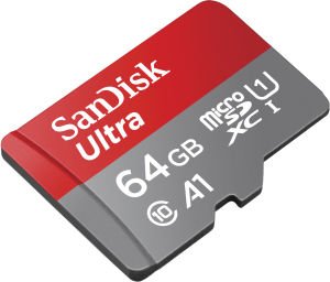 SanDisk Ultra UHS I 64GB MicroSD Card