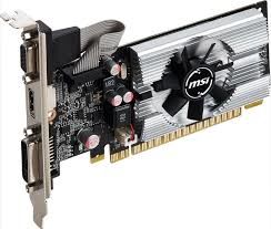 MSI VGA N210-1GD3/LP GT210 1GB DDR3 64B DX12 PCIE 2.0 X16 (1XVGA 1XDVI 1XHDMI)
