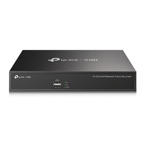 TP-LINK VIGI NVR1016H 8MP 2 USB 80 Mbps 16 CHANNEL SATA INTERFACE NETWORK VIDEO RECORDER