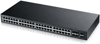 ZYXEL GS2220-50HP 48-PORT GBE L2 POE SWITCH WITH GBE UPLINK (1 YEAR NCC PRO PACK LICENSE BUNDLED)