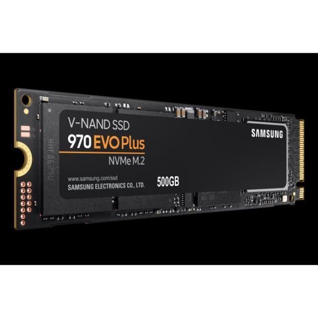 MZ-V7S500BW 500GB 970 Evo Plus PCIe M.2 3500-3200MB/s 2.38mm Flash SSD