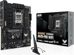 ASUS TUF GAMING A620-PRO WIFI AMD A620 AM5 DDR5 6400 DP HDMI CIFT M2 USB3.2 AX WiFi-BT AURA RGB 2.5Gbit LAN ATX 12-2 GUC ASAMASI ASUS TUF PROTECTION