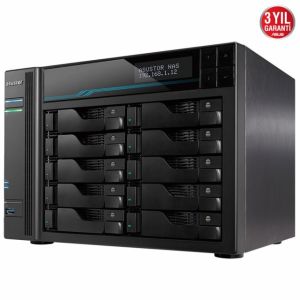 ASUSTOR AS6510T INTEL C3538 10 YUVALI (10X22TB DESTEĞİ) 8GB DDR4(64GB RAM DESTEĞİ) M.2 X2 10GBE X2 2.5 GBE X2 USB 3.2 X2