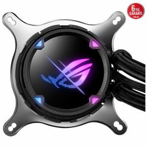 ASUS ROG STRIX LC II 240 ARGB AURA SYNC RGB 120MM*2 ADRESLENEBİLİR RGB FAN CPU SIVI SOĞUTUCUSU V3