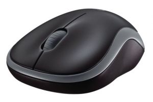 910-002235 M185,Kablosuz,1000 dpi,3B+1 Optik Notebook Mouse,Gri/Siyah