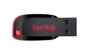 SDCZ50-128G-B35 128GB, USB 2.0, Blade, Flash Bellek