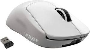 LOGITECH G PRO X SUPERLIGHT ULTRA HAFİF HERO 25.600 DPI 400 IPS LIGHTSPEED KABLOSUZ OYUNCU MOUSE BEYAZ 910-005943