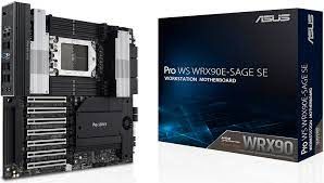 ASUS MB PRO WS WRX90E-SAGE SE AMD WRX90 sTR5 DDR5 7600 VGA 4x M2 USB3.2 2x10Gbit + 1Gbit LAN EEB 2TB’A KADAR RAM DESTEĞİ 2x SlimSAS PORTU ASUS CONTROL CENTER EXPRESS HEDİYELİ!