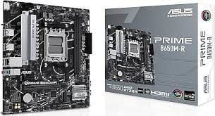 ASUS MB PRIME B650M-R AMD B650 AM5 DDR5 7200 HDMI 2x M2 USB3.2 AURA RGB 2.5Gbit LAN mATX 96GB’a kadar ram desteği ASUS 5X PROTECTION III