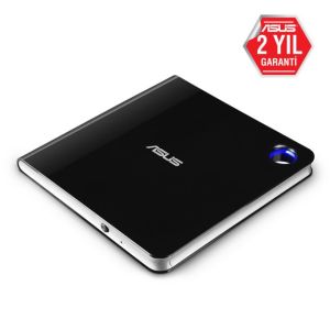 ASUS SBW-06D5H-U HARİCİ İNCE BLU-RAY YAZICI  M-DİSC  USB TYPE-C VE TYPE-A DESTEKLİ  SİYAH