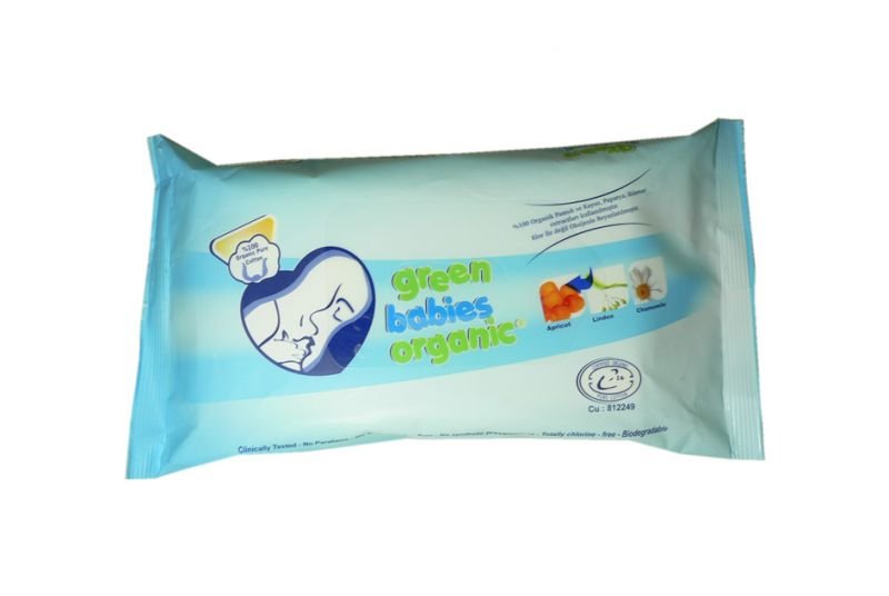 GREEN BABIES ORGANİC BEBEK ISLAK HAVLU