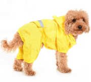 Küçük ve Orta Irk Köpek Paçalı Yağmurluk - Jorma Sarı