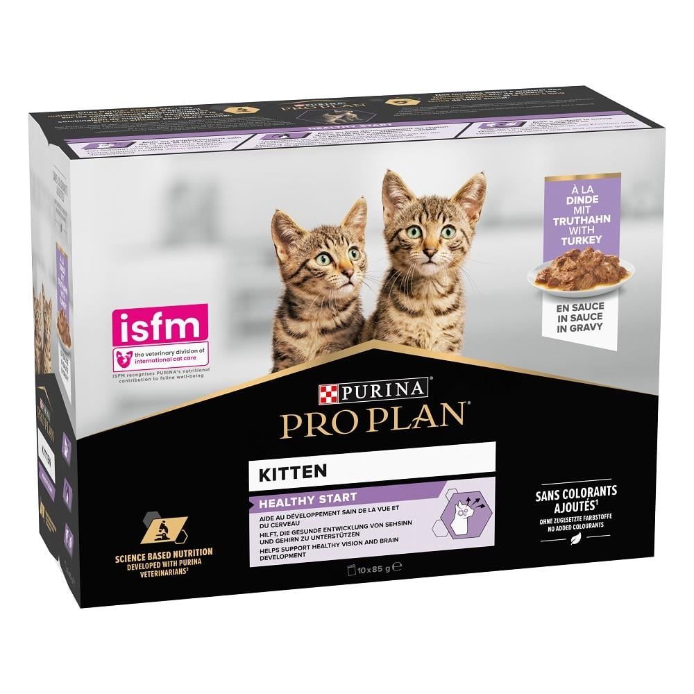 ProPlan Kitten Hindili Pouch Yavru Kedi Konservesi 10x85 Gr