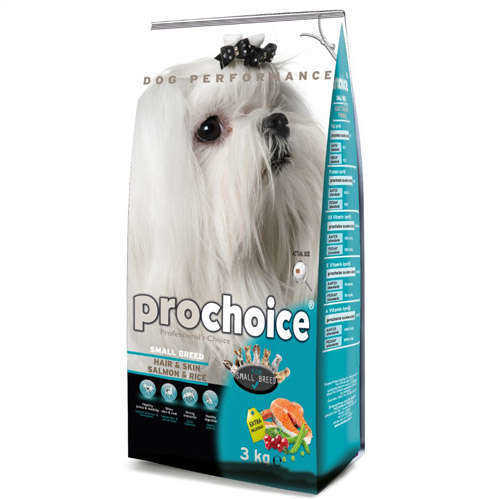 Pro Choice Hair Skin Somonlu Küçük Irk Köpek Maması 3 kg
